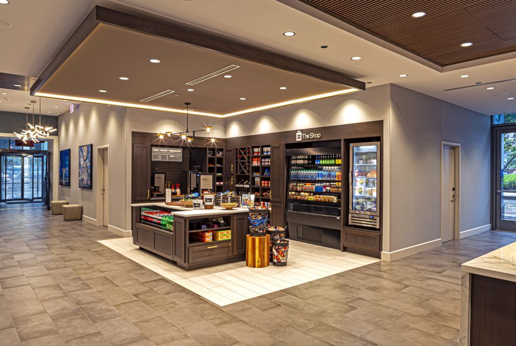 hotel lobby